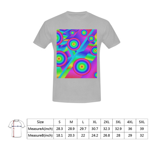 Abstract Music Men's T-Shirt in USA Size (Front Printing Only)