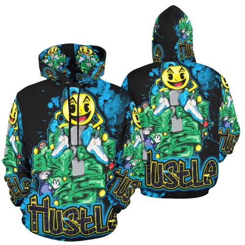 male hustle hoodie All Over Print Hoodie for Men (USA Size) (Model H13)