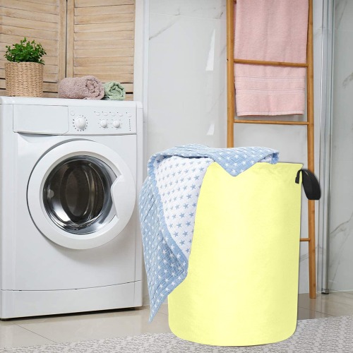 color canary yellow Laundry Bag (Large)