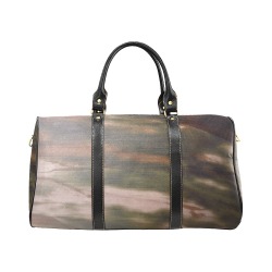 Abstract Blurred Earthy Tones and Motion Blur New Waterproof Travel Bag/Large (Model 1639)