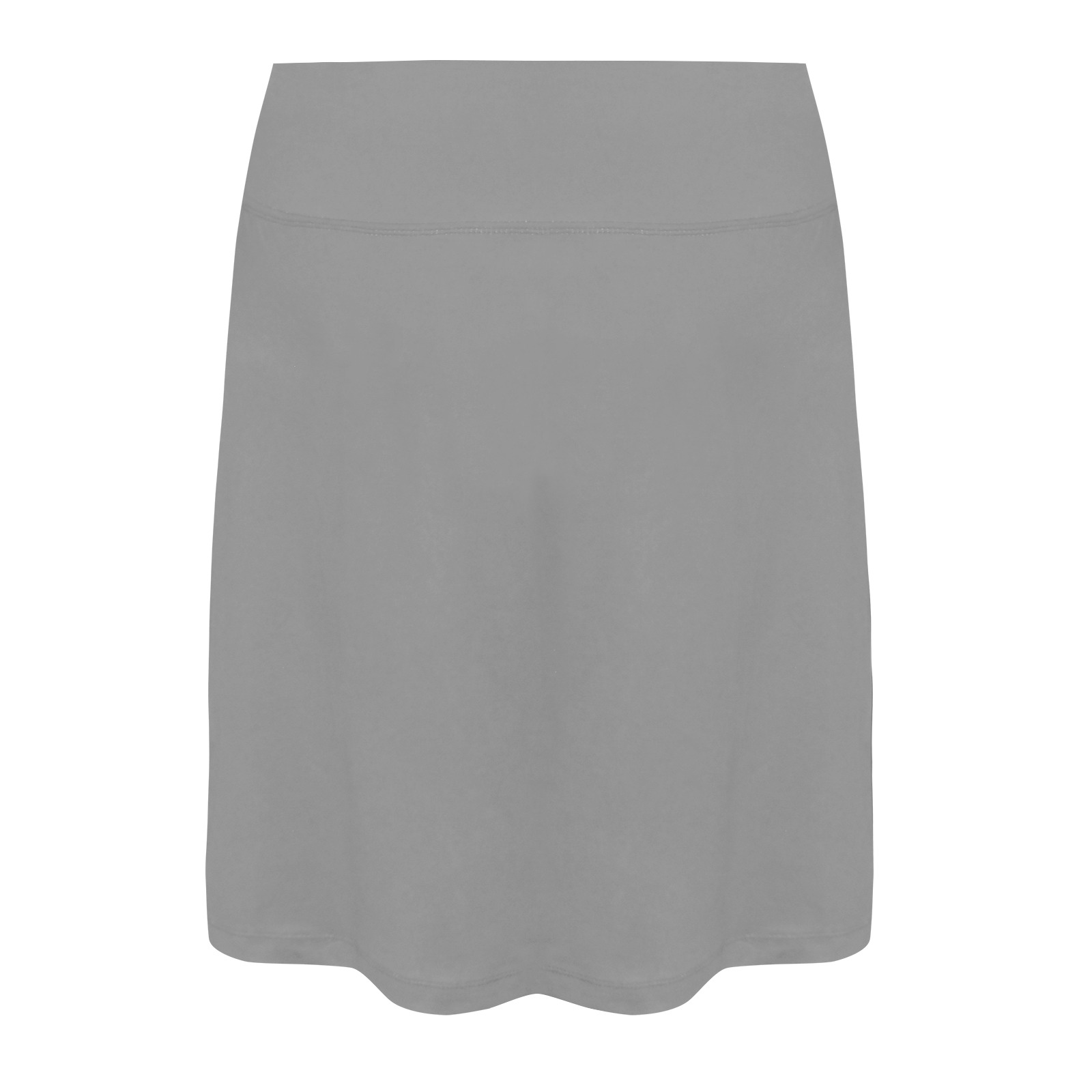 Gray Women's Athletic Skirt (Model D64)