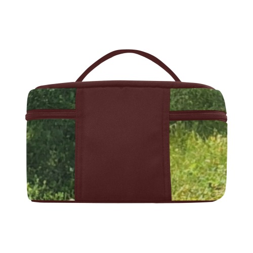 Fresh Grreeen Grass Collection Cosmetic Bag/Large (Model 1658)