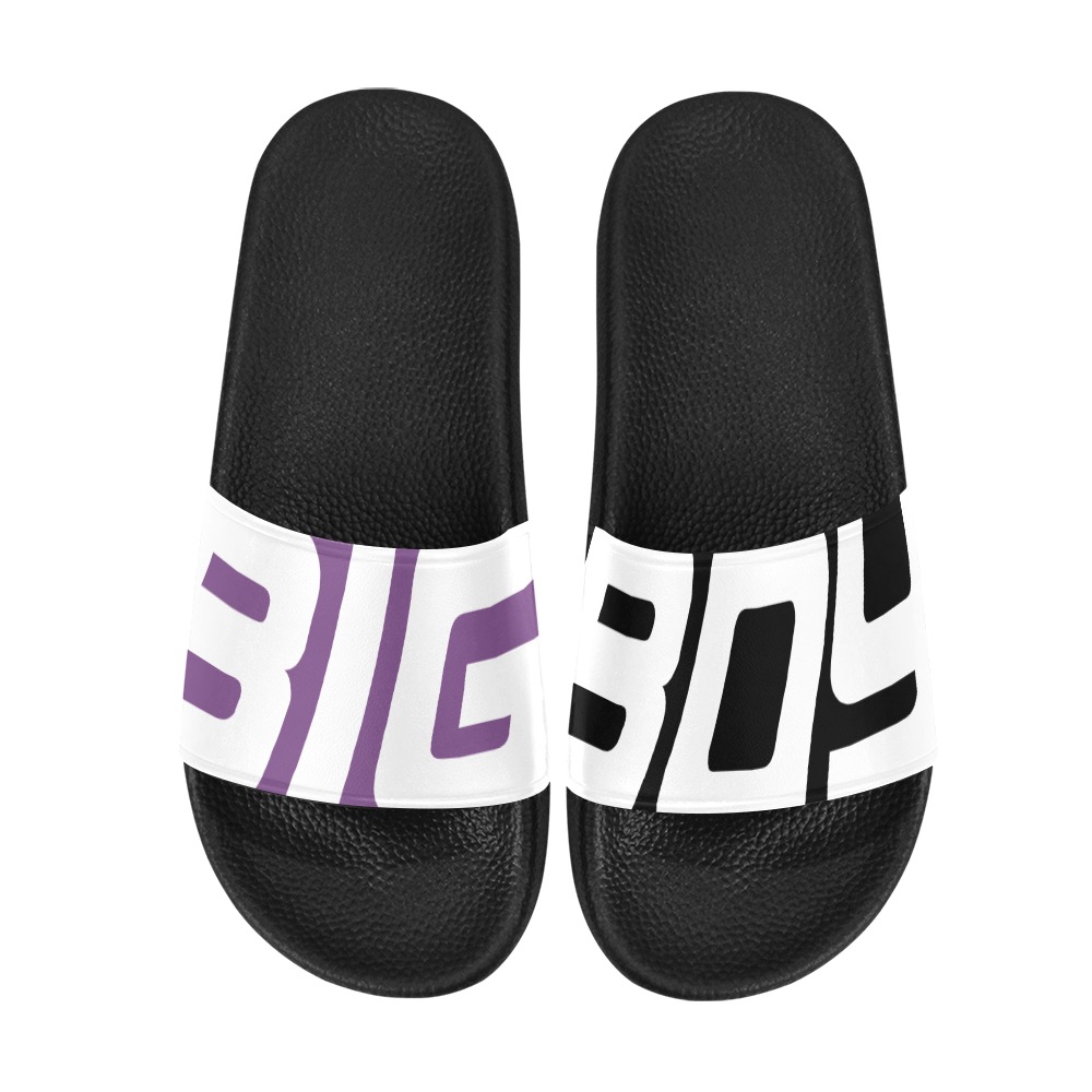 BXB SLIDES PURPELLY Men's Slide Sandals (Model 057)