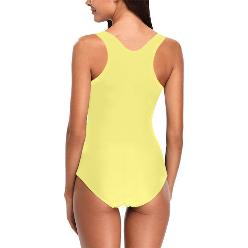 YELLOW Vest One Piece Swimsuit (Model S04)