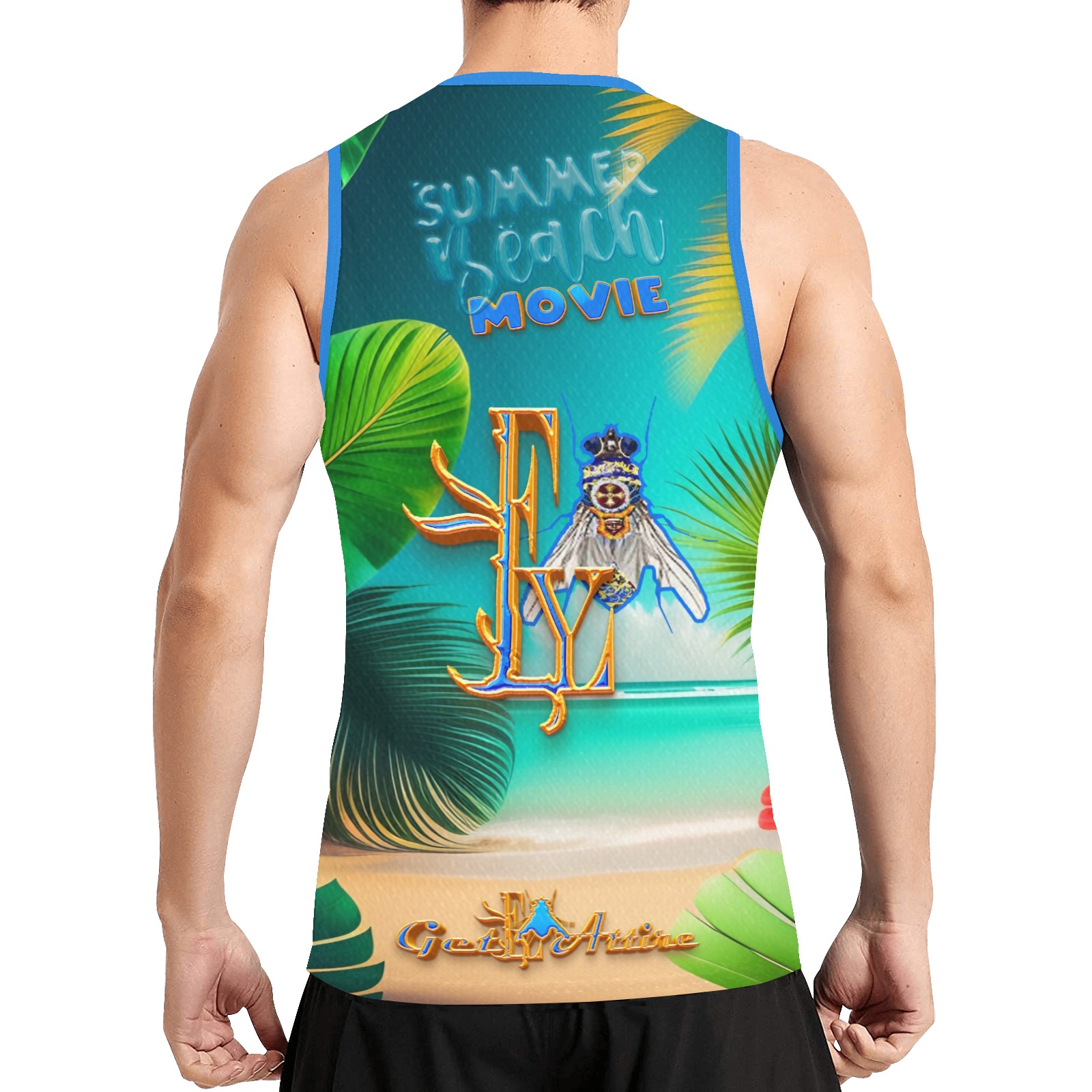 Summer Beach Movie Collectable Fly All Over Print Basketball Jersey