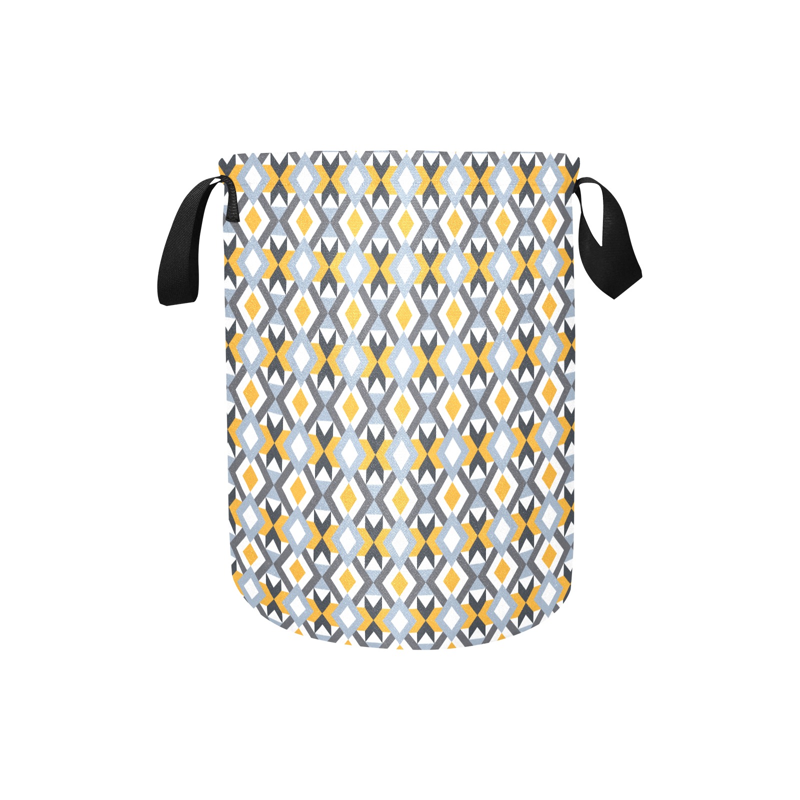 Retro Angles Abstract Geometric Pattern Laundry Bag (Small)