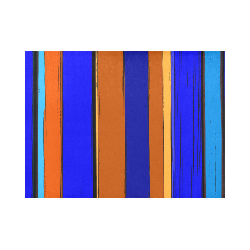 Abstract Blue And Orange 930 Placemat 14’’ x 19’’ (Set of 2)