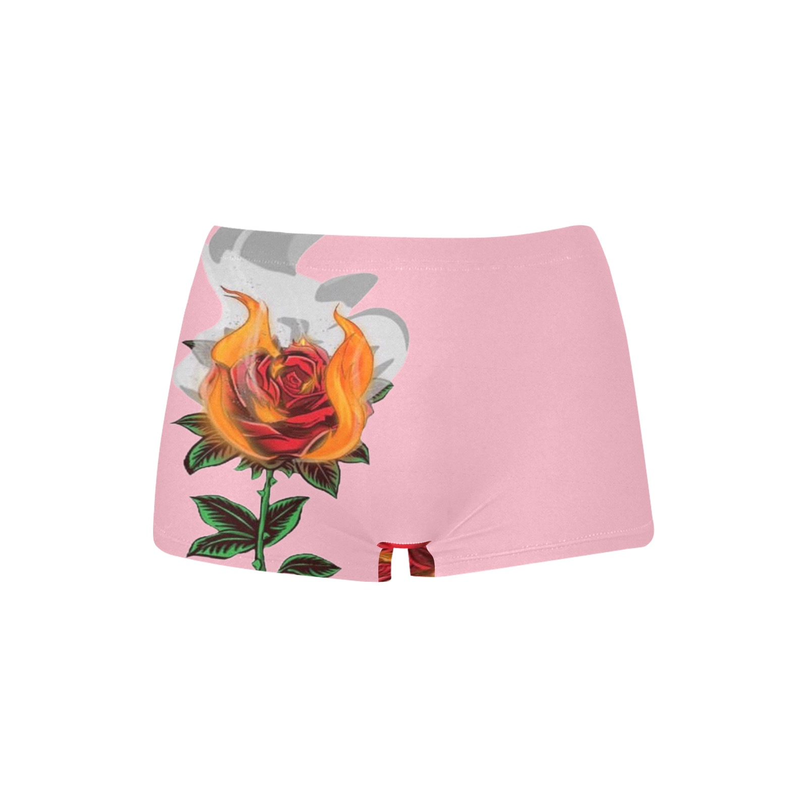 women's Aromatherapy Apparel Graphic boy Shorts Pink Women's All Over Print Boyshort Panties (Model L31)