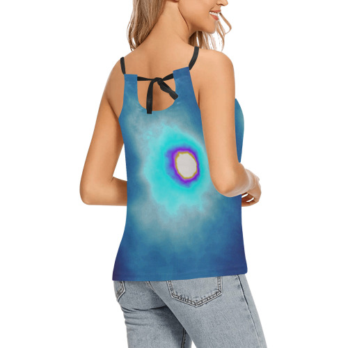 Dimensional Eclipse In The Multiverse 496222 Loose Fit Halter Neck Top (Model T68)