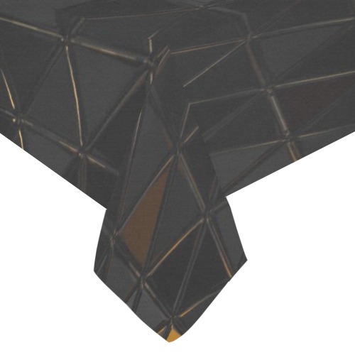 mosaic triangle 7 Cotton Linen Tablecloth 60"x120"