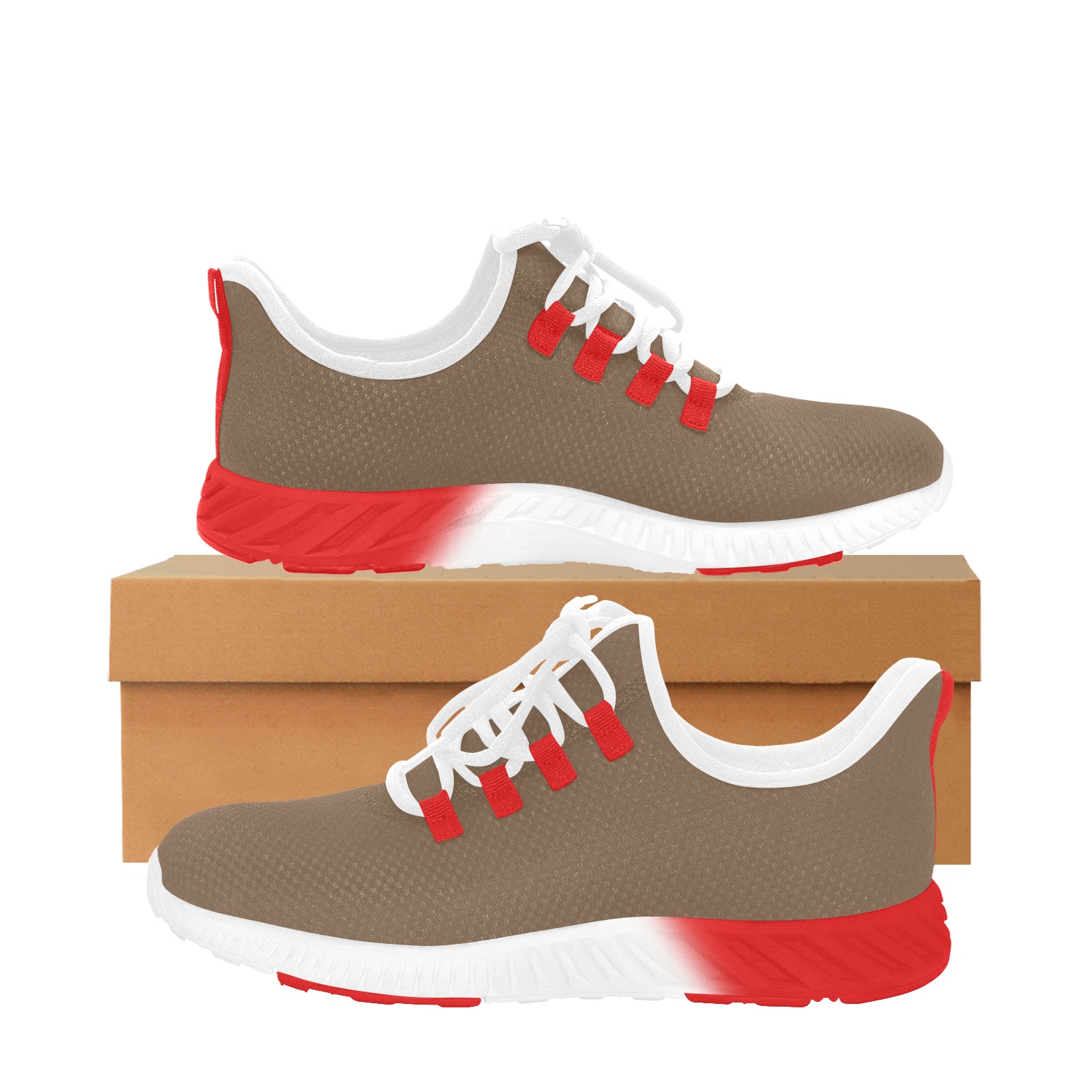elegancia shoe Men's Sonic Color Sole Running Shoes (Model 059)