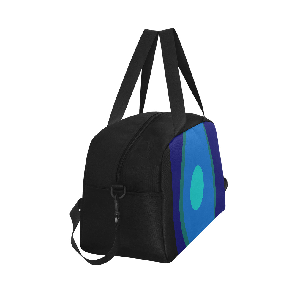 Dimensional Blue Abstract 915 Fitness Handbag (Model 1671)
