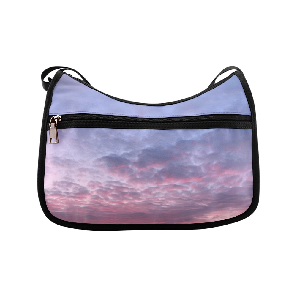 Morning Purple Sunrise Collection Crossbody Bags (Model 1616)