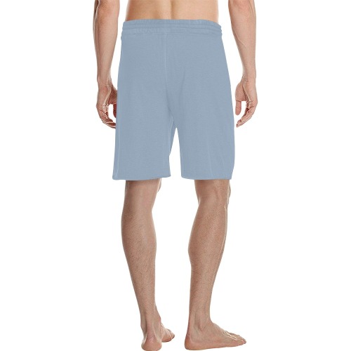 gray Men's All Over Print Casual Shorts (Model L23)