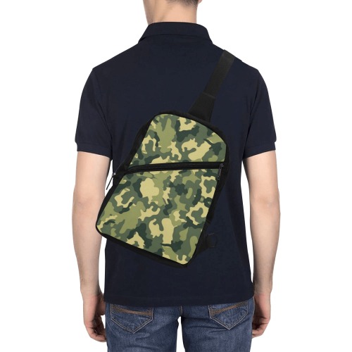 Army Style by Fetishworld Men's Chest Bag (Model 1726)