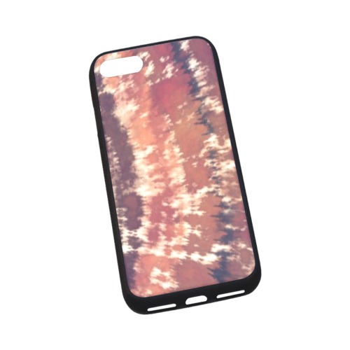 Rainbow, tie dye, earth tones Rubber Case for iPhone 7 4.7”