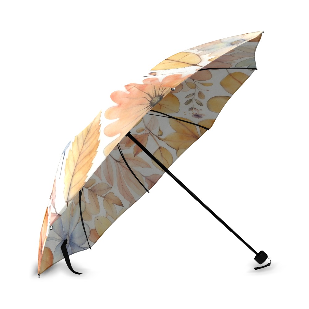 Watercolor Floral 2 Foldable Umbrella (Model U01)
