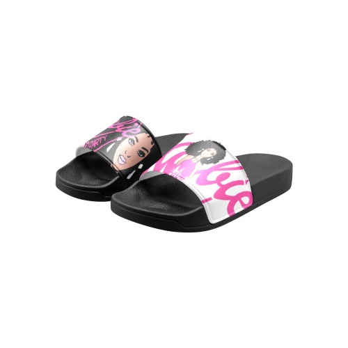 Afro Barbie Slides Kids Kids' Slide Sandals (Model 057)