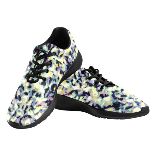 Fashion Abstract Pattern Design Women's Athletic Shoes (Model 0200)