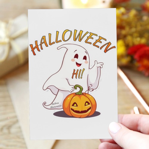 Hi! Halloween Greeting Card 4"x6"