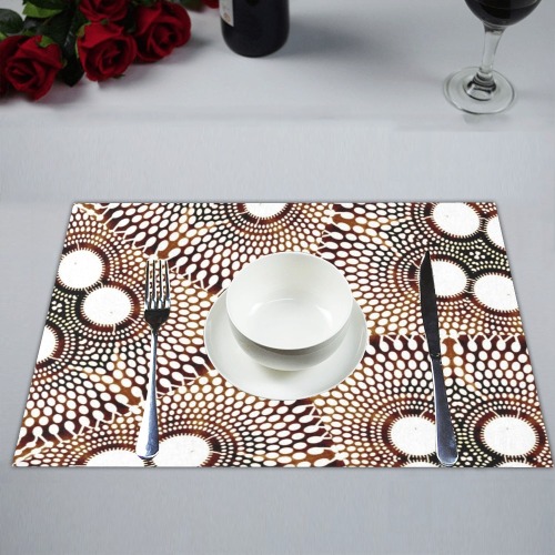AFRICAN PRINT PATTERN 4 Placemat 14’’ x 19’’ (Set of 4)