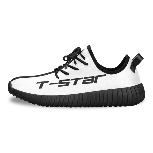 white T-STAR SHOE Grus Men's Breathable Woven Running Shoes (Model 022)