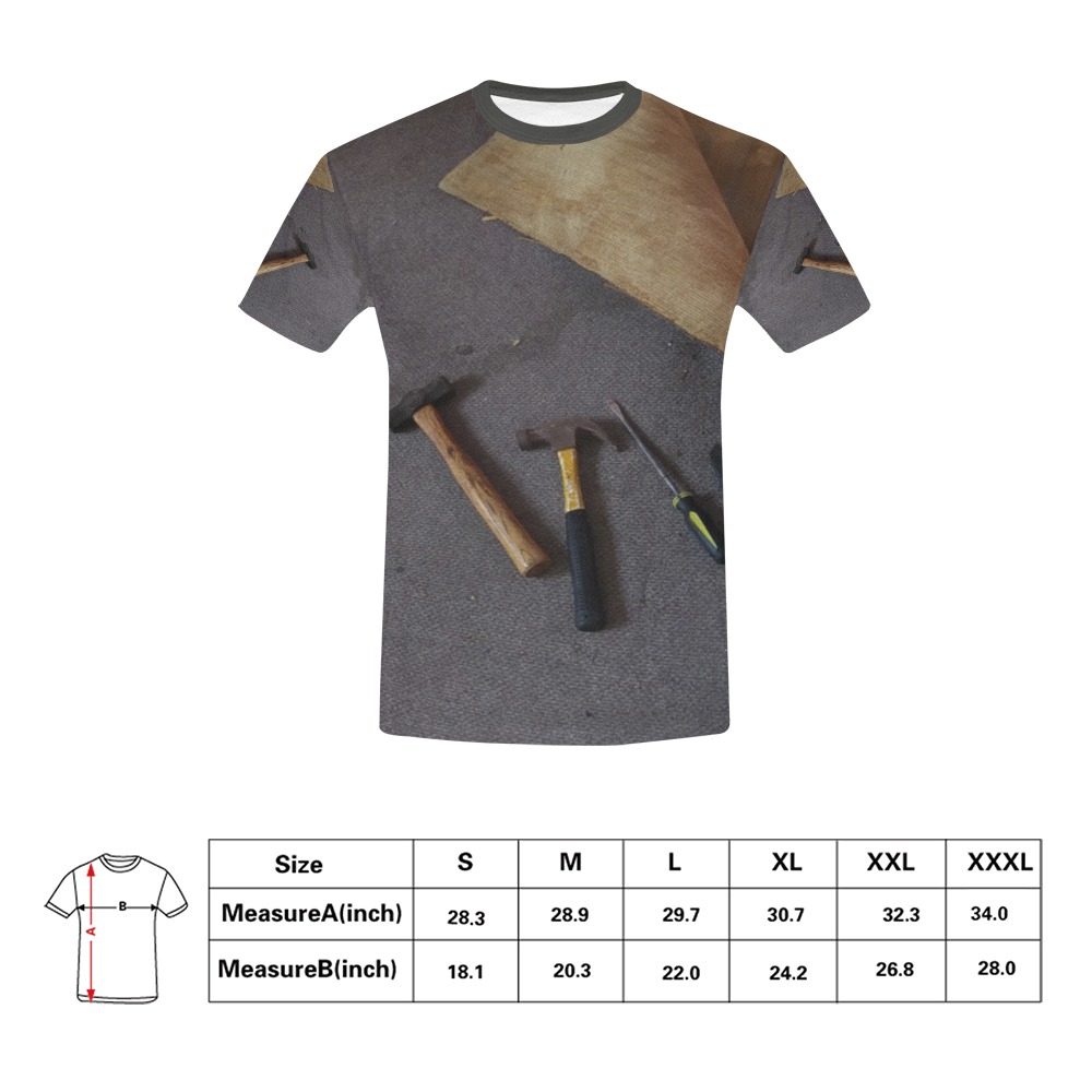 My DIY project in WV All Over Print T-Shirt for Men (USA Size) (Model T40)