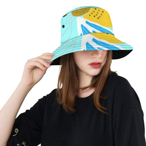 Vespidae Unisex Summer Bucket Hat