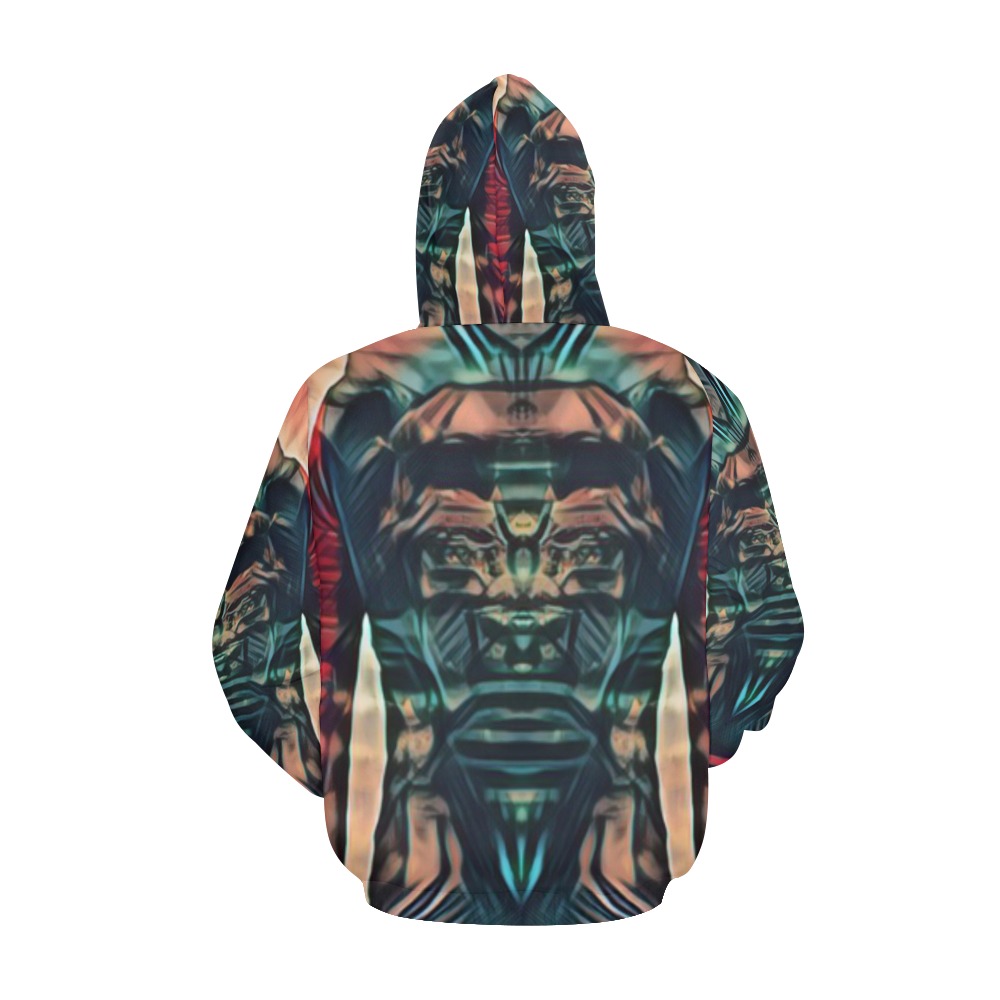 Time Mummy All Over Print Hoodie for Men (USA Size) (Model H13)