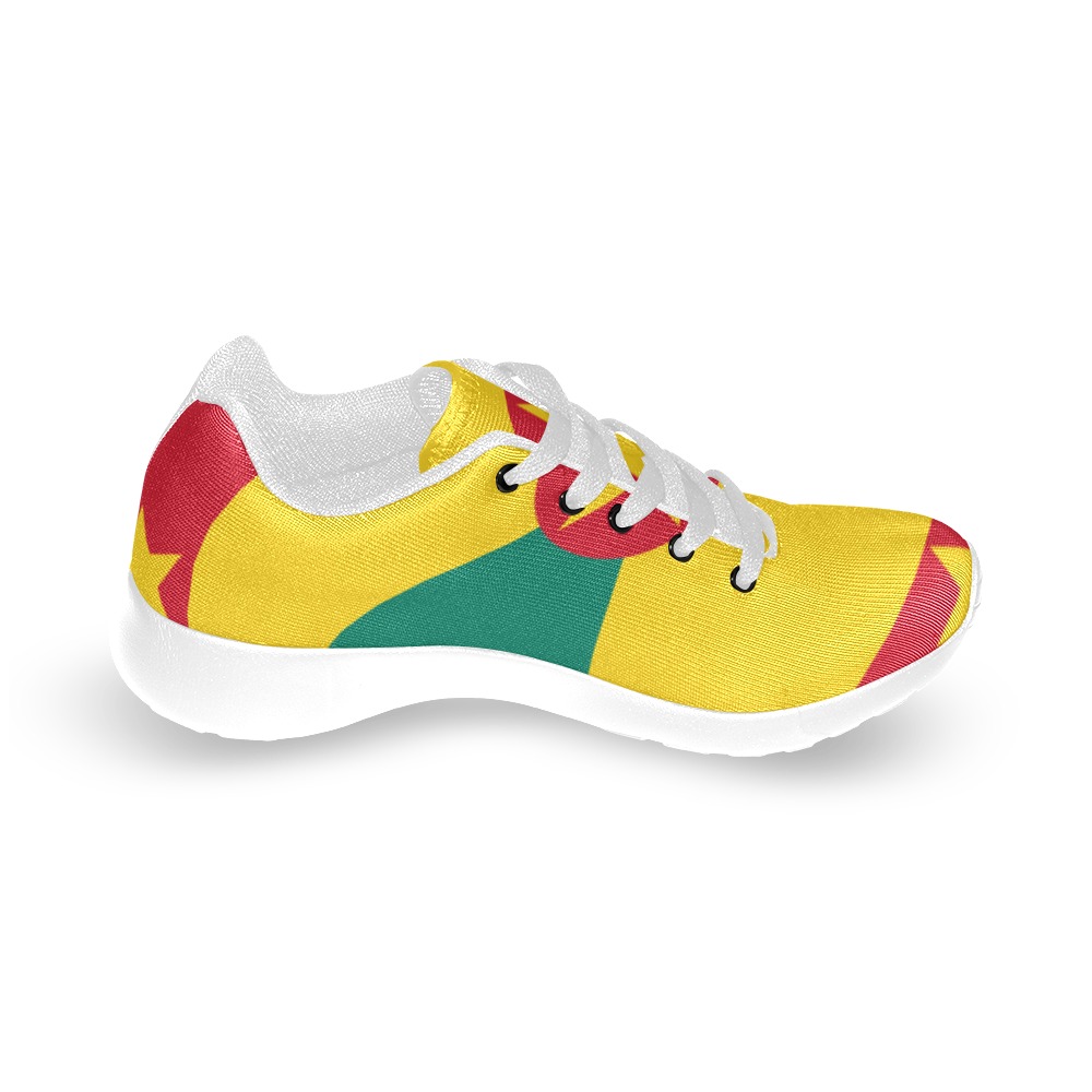 Grenada Flag Men’s Running Shoes (Model 020)