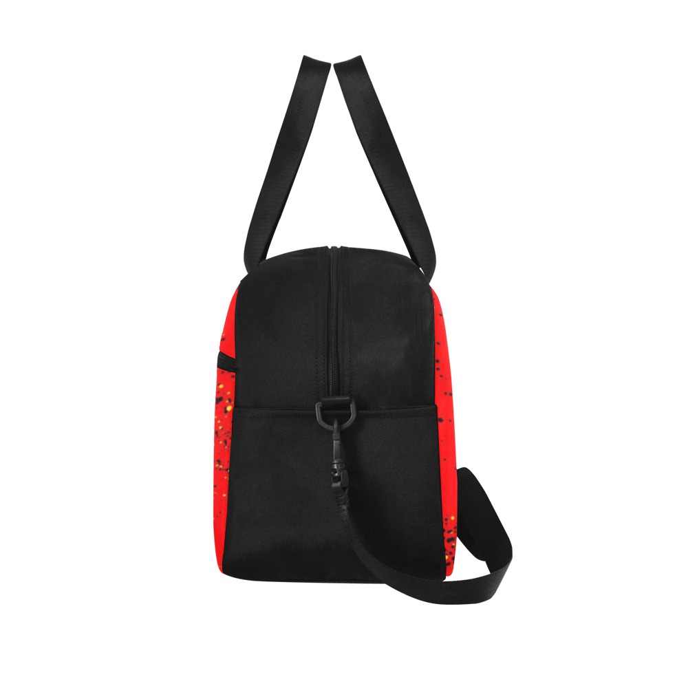 GET IT SEXY-Red&Yellow Fitness Handbag (Model 1671)