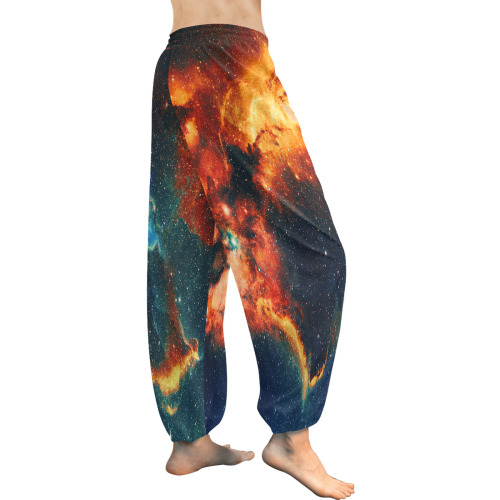 Galaxy_0001_Mystical fantasy deep galaxy space - Interstellar cosmic dust Women's All Over Print Harem Pants (Model L18)