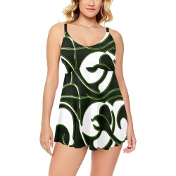 Celtic 4 Chest Pleat Swim Dress (Model S31)