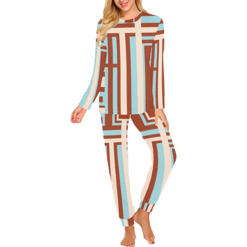 Model 1 Women's All Over Print Pajama Set