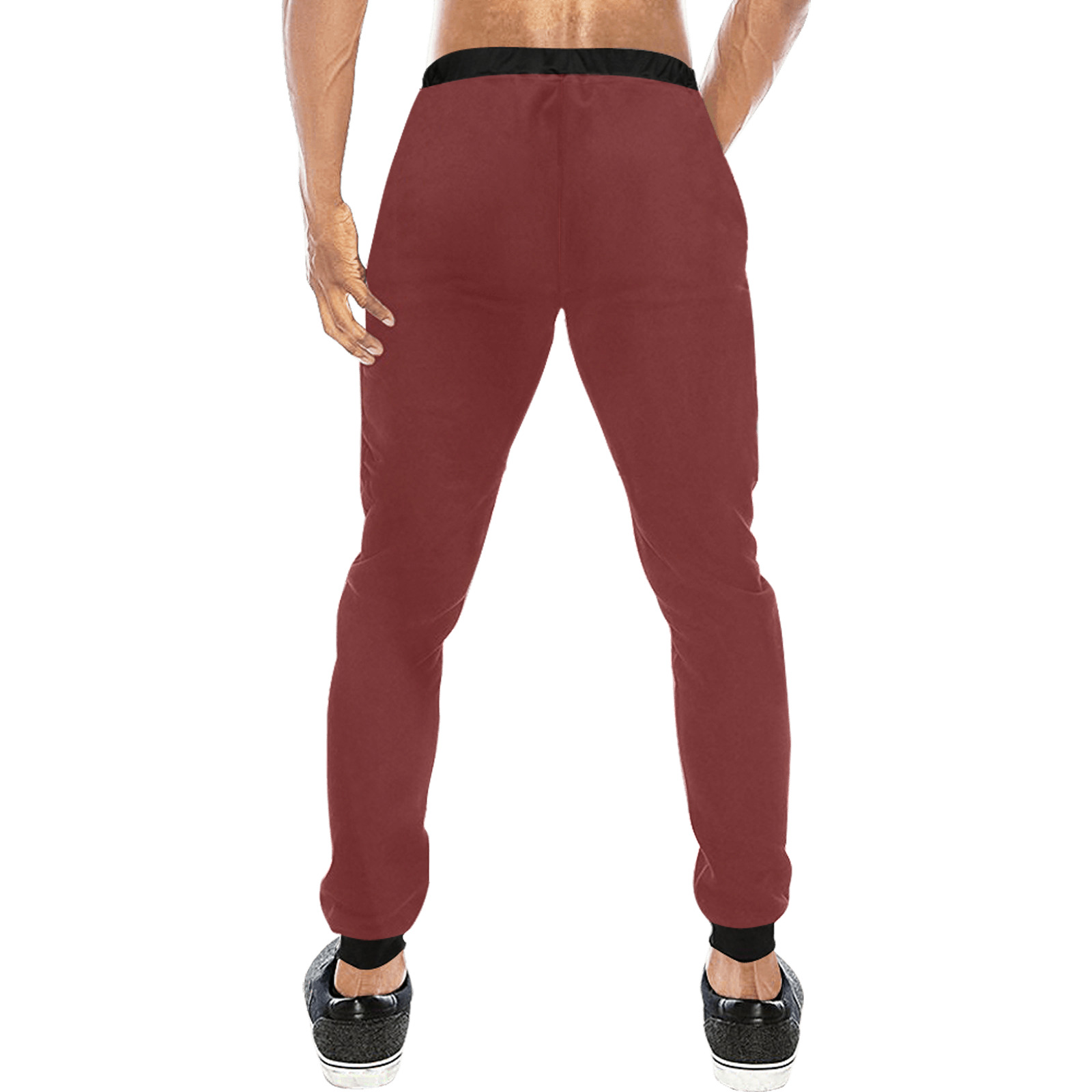 brown Men's All Over Print Sweatpants (Model L11)