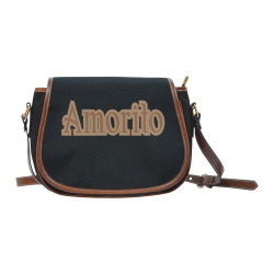 Amorito black Saddle Bag/Large (Model 1649)