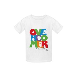 Overcomer Kids T-shirt White Kid's  Classic T-shirt (Model T22)