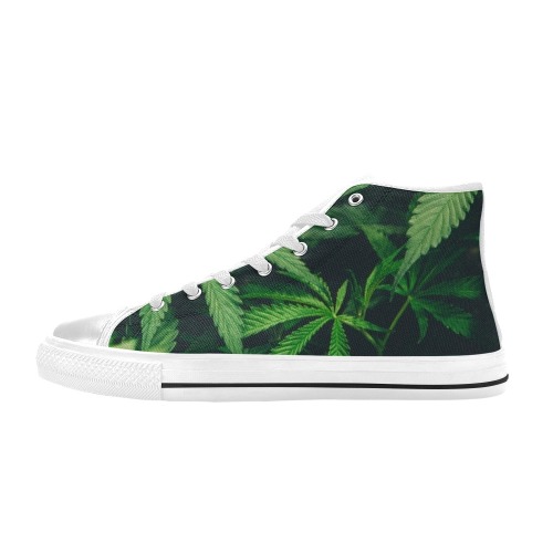 Herbal Men’s Classic High Top Canvas Shoes (Model 017)