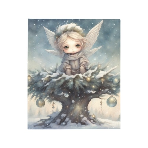 Little Christmas Angel Quilt 50"x60"