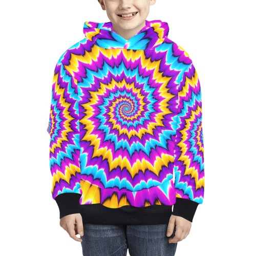 Colorful Optical kids hoodie Kids' All Over Print Hoodie (Model H38)