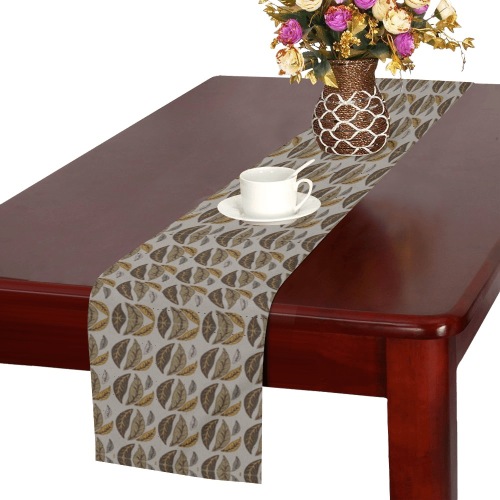 Falling Leaves pattern Table Runner 14x72 inch