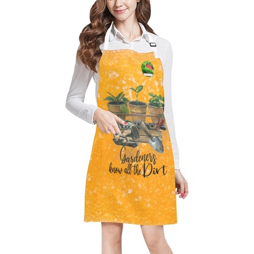 Hilltop Garden Produce by Kai Apron Collection- Gardeners know all the Dirt 53086P25 All Over Print Apron