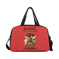 Be a BuddyRedGymBag Fitness Handbag (Model 1671)