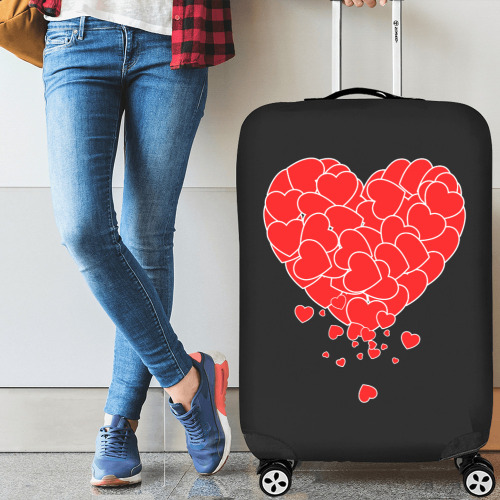 Valentine's Day - Heart Of Hearts Luggage Cover/Large 26"-28"
