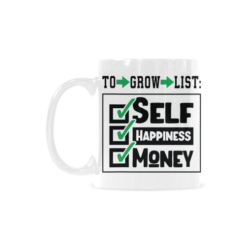 To Grow List Mug 11oz Custom White Mug (11oz)
