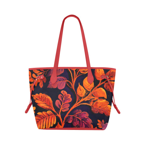 flowers botanic art (10) bag Clover Canvas Tote Bag (Model 1661)