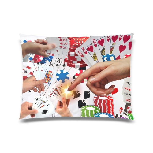 POKER NIGHT TOO Custom Picture Pillow Case 20"x26" (one side)