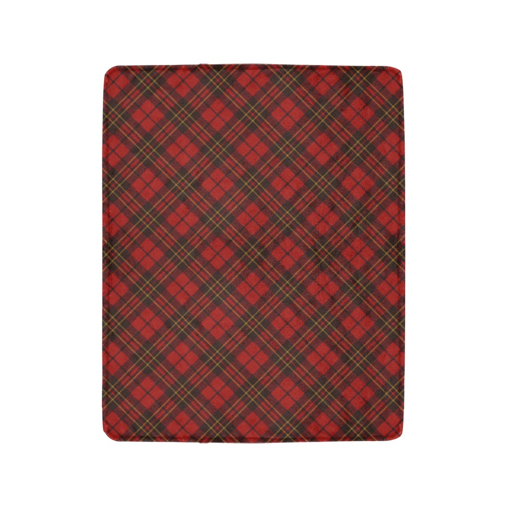 Red tartan plaid winter Christmas pattern holidays Ultra-Soft Micro Fleece Blanket 40"x50"