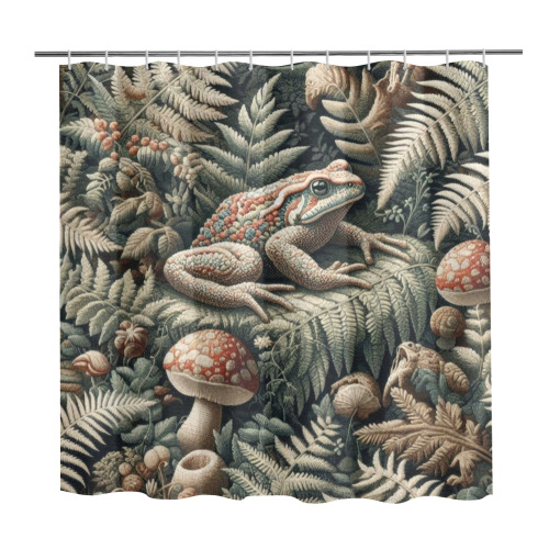 Toad and Ferns Shower Curtain