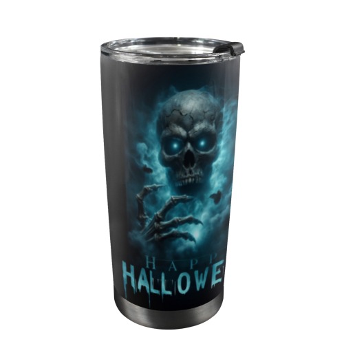 Happy Hello Ween 20oz Mobile Tumbler with Lid (Black Lock)